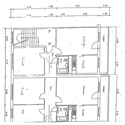 Lichtdurchflutete 5-Raumwohnung in zentraler Lage