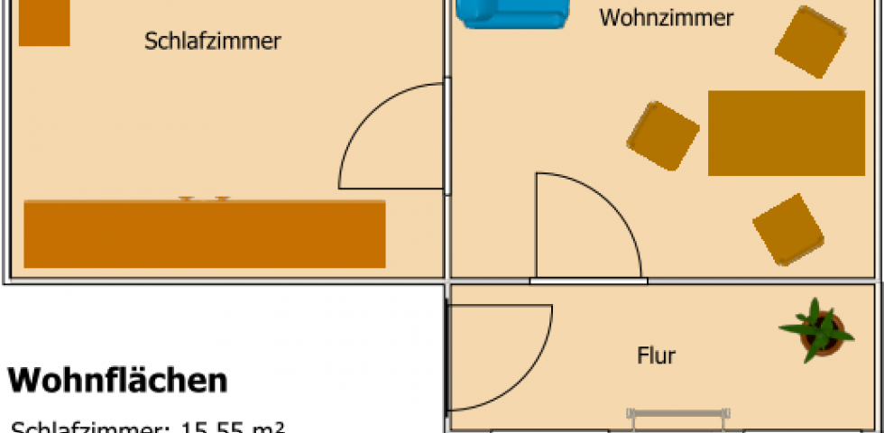 Moderne 2 Zimmer-Wohnung mit Balkon
